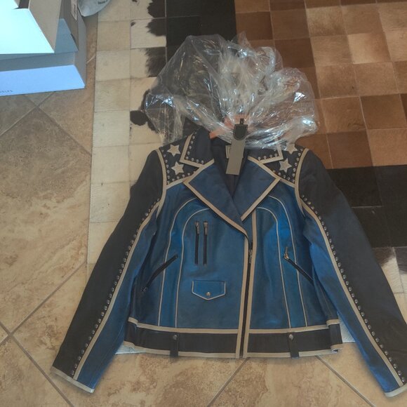 Double D Ranch  leather jacket size 2x New - Picture 2 of 4